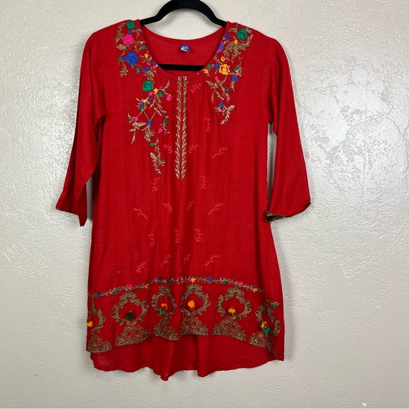 unbranded Other - Kids Salwar Kameez Party Wear Indian Designer Wedding Pakistani Dress Tunic Sz10
